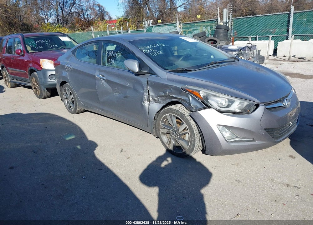 2014 HYUNDAI ELANTRA LIMITED VIN: KMHDH4AE6EU060744