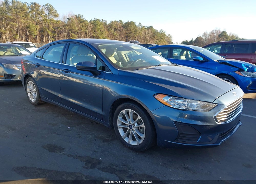 2019 FORD FUSION SE VIN: 3FA6P0HD3KR160587
