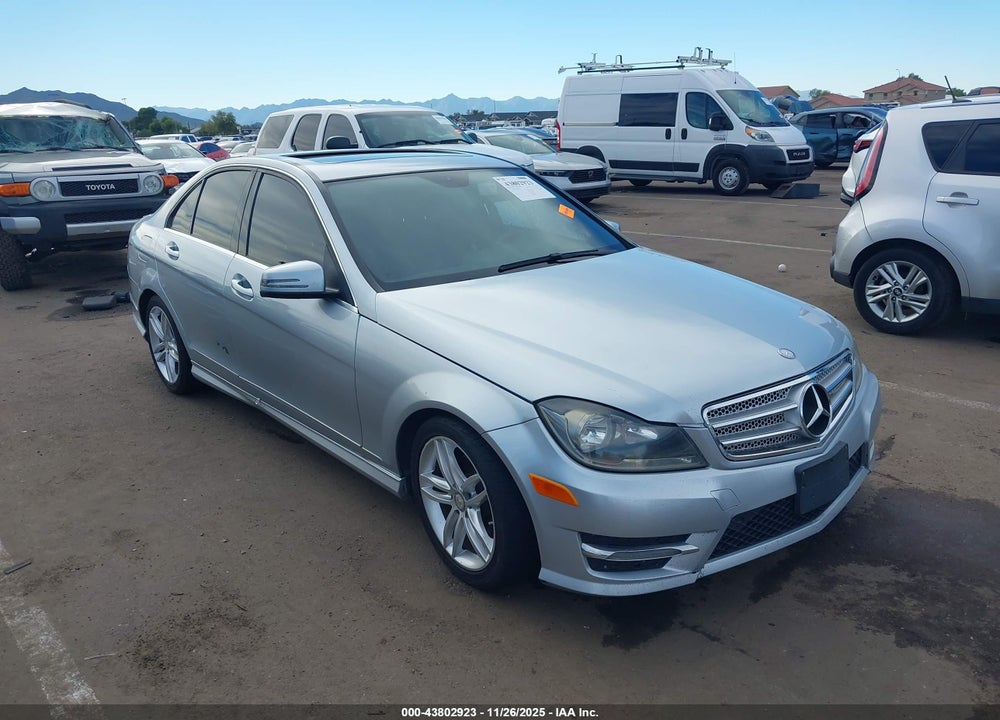 2014 MERCEDES-BENZ C 250 SPORT VIN: WDDGF4HB6EG247070