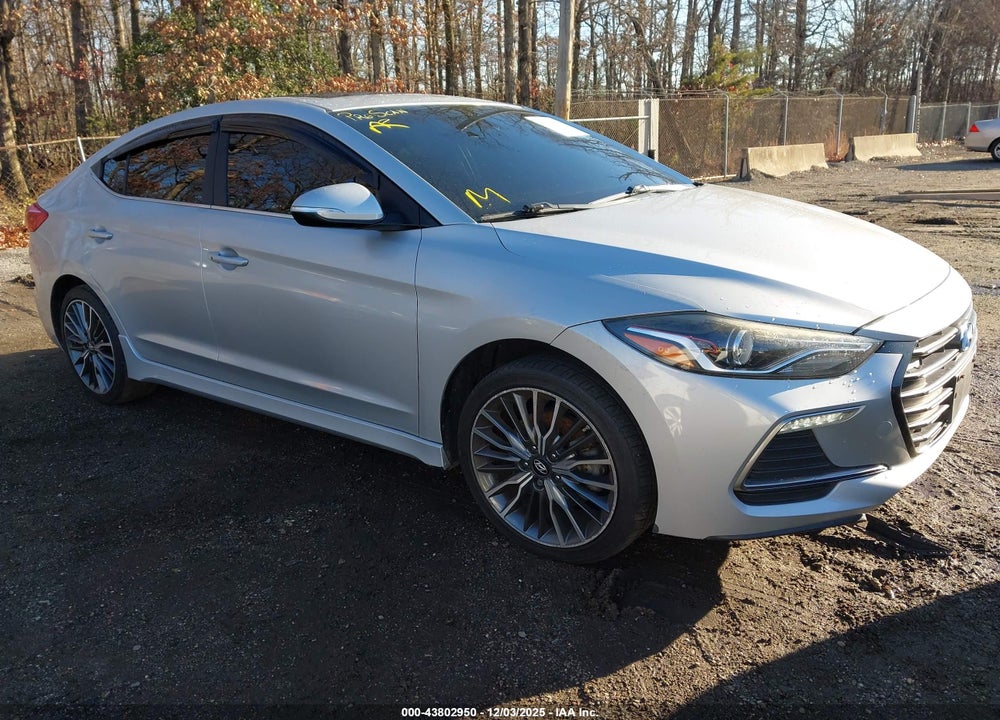 2018 HYUNDAI ELANTRA SPORT VIN: KMHD04LBXJU506219