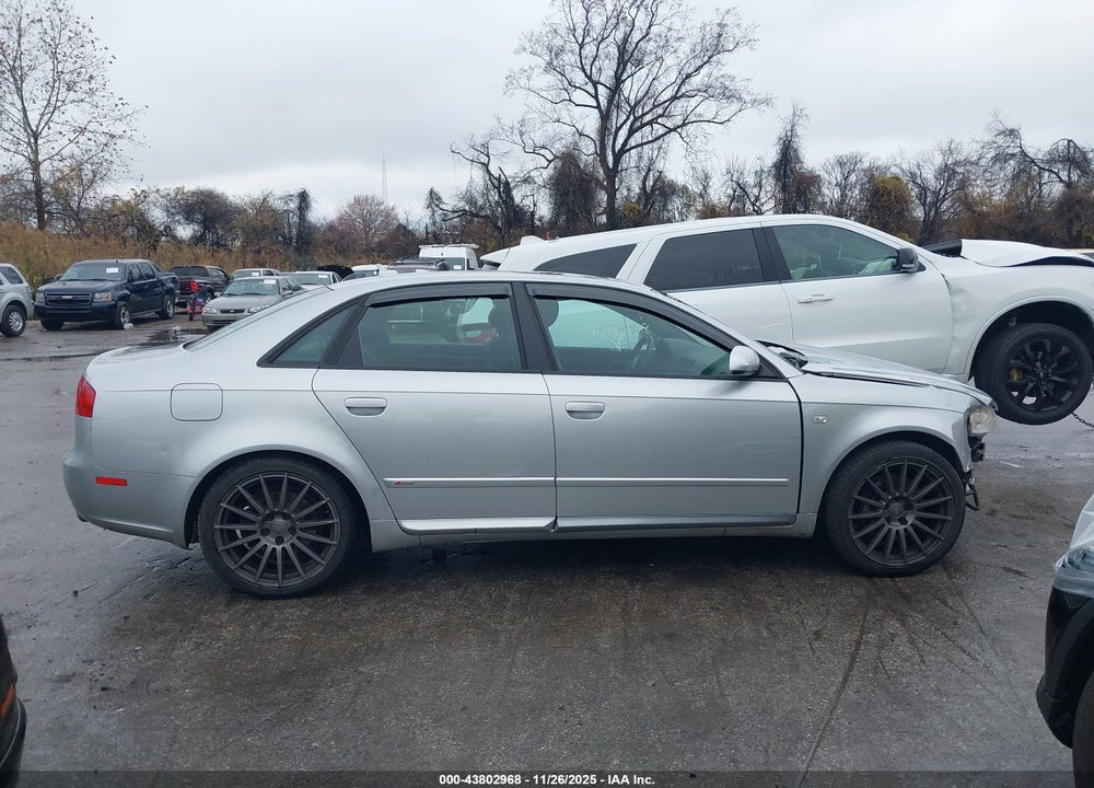 2007 AUDI A4 2.0T VIN: WAUEF78E97A012887