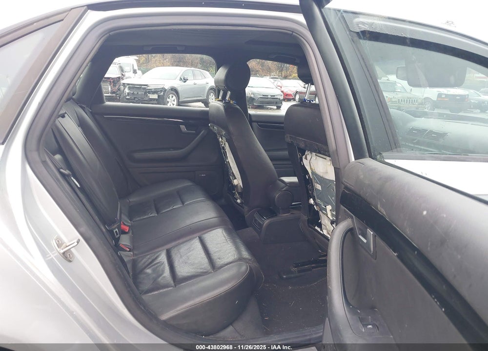 2007 AUDI A4 2.0T VIN: WAUEF78E97A012887