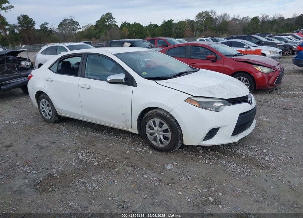 2016 TOYOTA COROLLA L VIN: 2T1BURHE5GC703661
