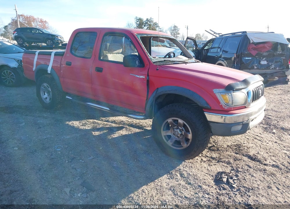 2001 TOYOTA TACOMA PRERUNNER V6 VIN: 5TEGN92N41Z761211
