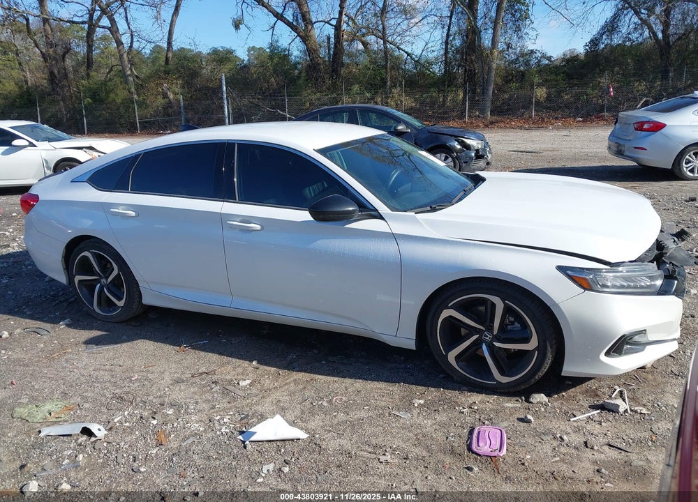 2022 HONDA ACCORD SPORT SE VIN: 1HGCV1F4XNA008284