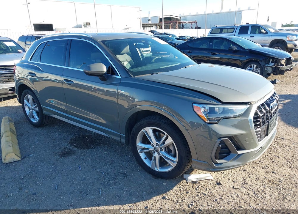 2020 AUDI Q3 PREMIUM 45 TFSI S LINE QUATTRO TIPTRONIC VIN: WA1DECF36L1045698