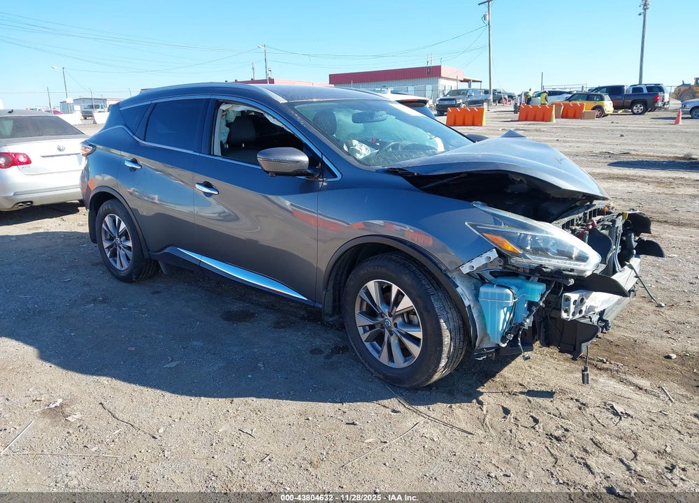 2018 NISSAN MURANO SL VIN: 5N1AZ2MG3JN139097