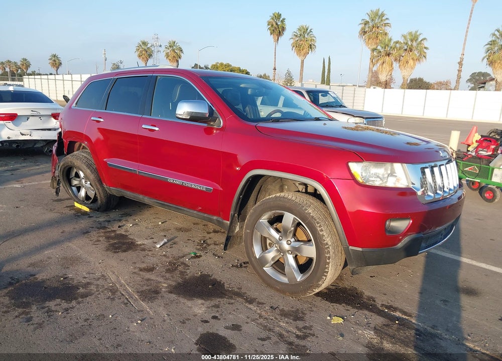 2012 JEEP GRAND CHEROKEE OVERLAND VIN: 1C4RJFCG9CC124173