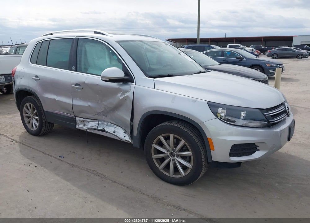 2017 VOLKSWAGEN TIGUAN 2.0T WOLFSBURG EDITION VIN: WVGSV7AX2HK014332