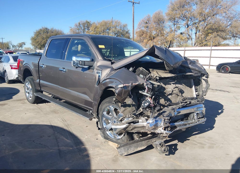 2022 FORD F-150 LARIAT VIN: 1FTFW1E84NFA48571