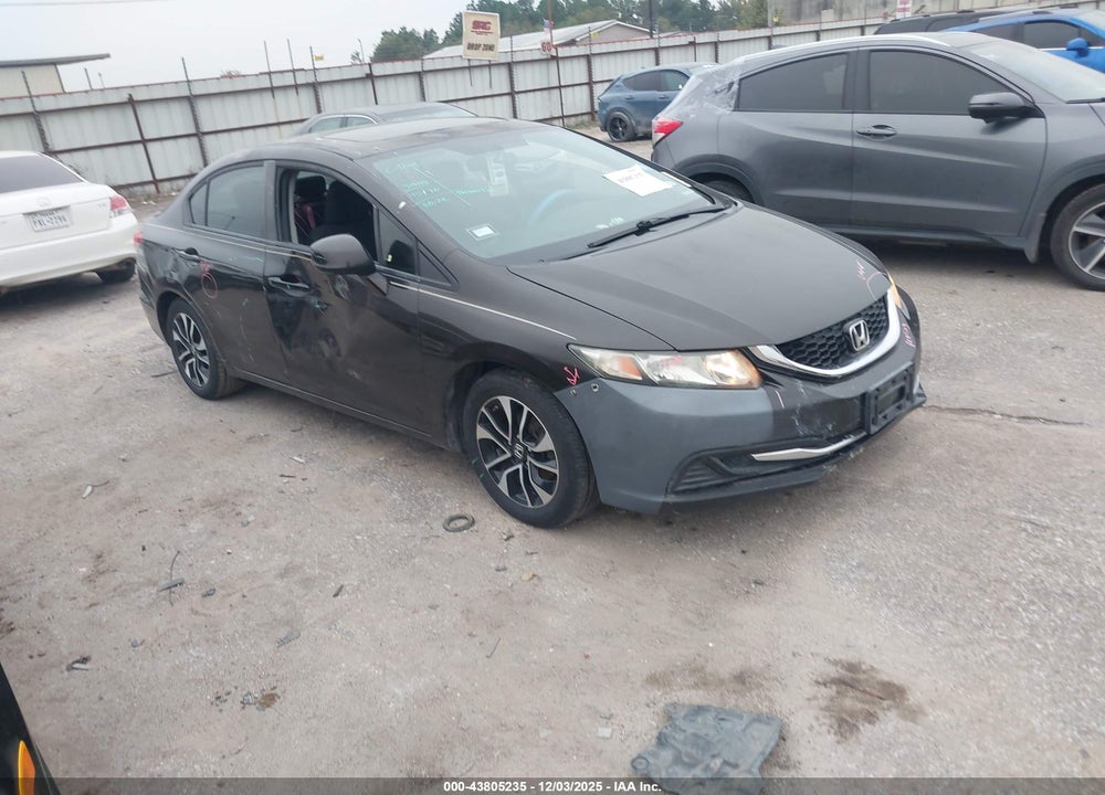 2013 HONDA CIVIC EX VIN: 2HGFB2F89DH526983
