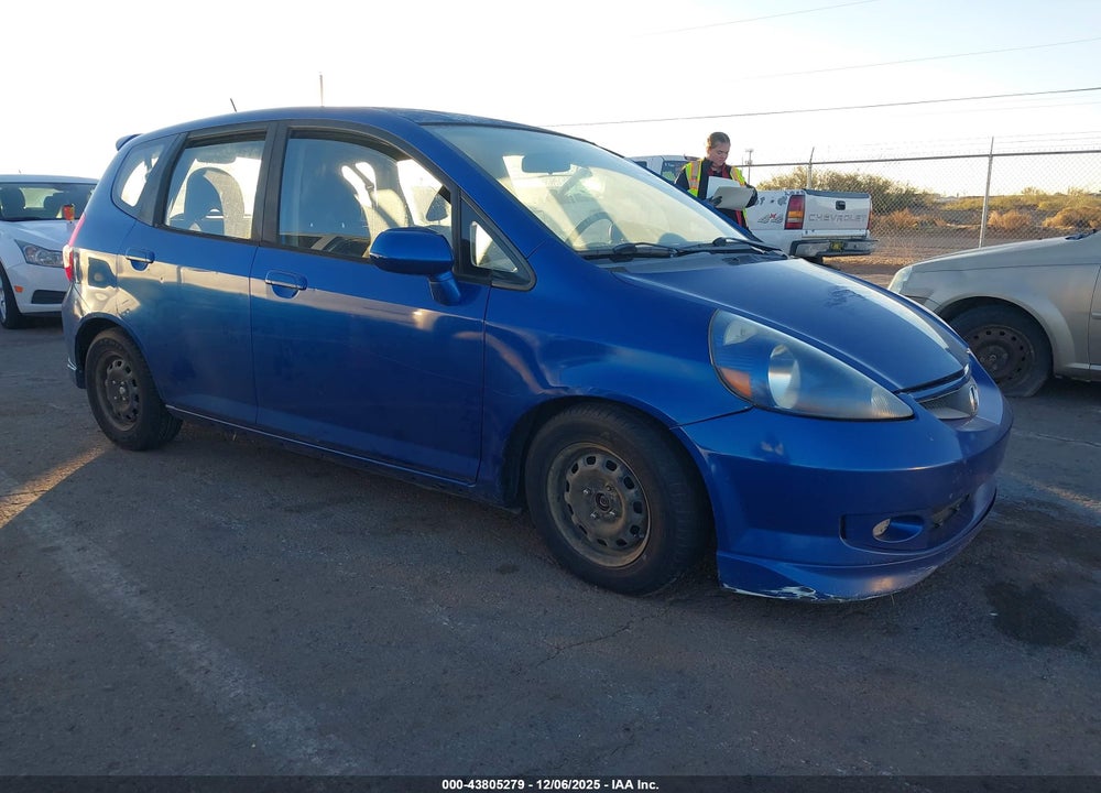 2007 HONDA FIT SPORT VIN: JHMGD38617S040372