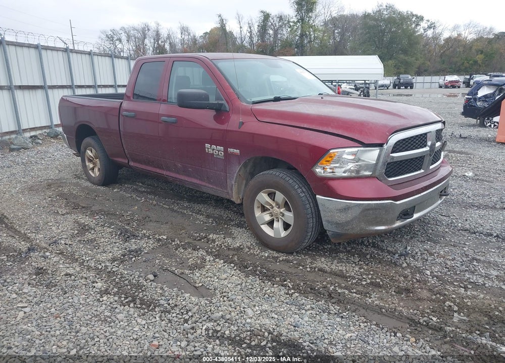 2019 RAM 1500 CLASSIC TRADESMAN  4X4 6'4 BOX VIN: 1C6RR7FT4KS520031