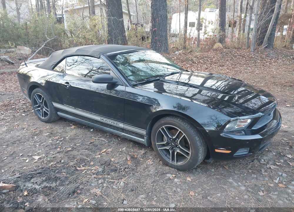 2012 FORD MUSTANG V6 PREMIUM VIN: 1ZVBP8EM8C5229626