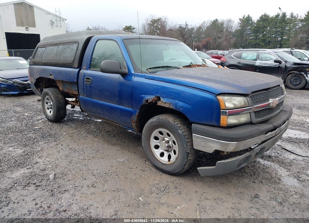 2003 CHEVROLET SILVERADO 1500 WORK TRUCK VIN: 1GCEK14V53Z257327