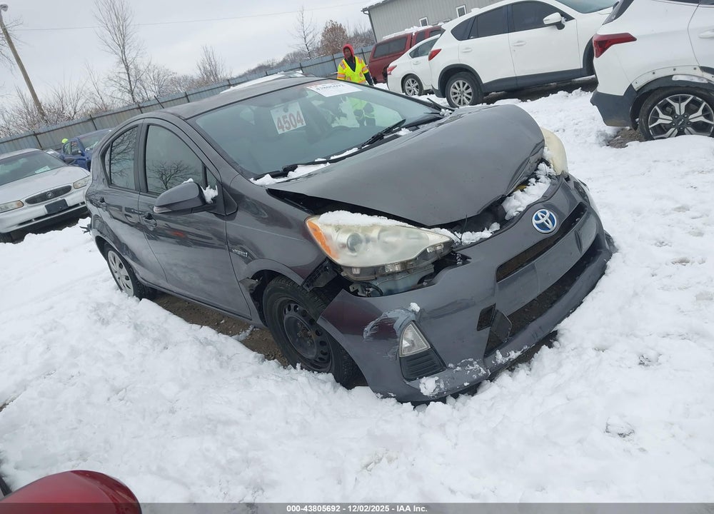 2013 TOYOTA PRIUS C ONE VIN: JTDKDTB36D1548607