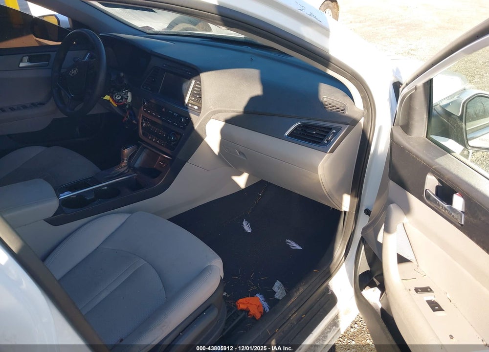2017 HYUNDAI SONATA SE VIN: 5NPE24AF9HH489801