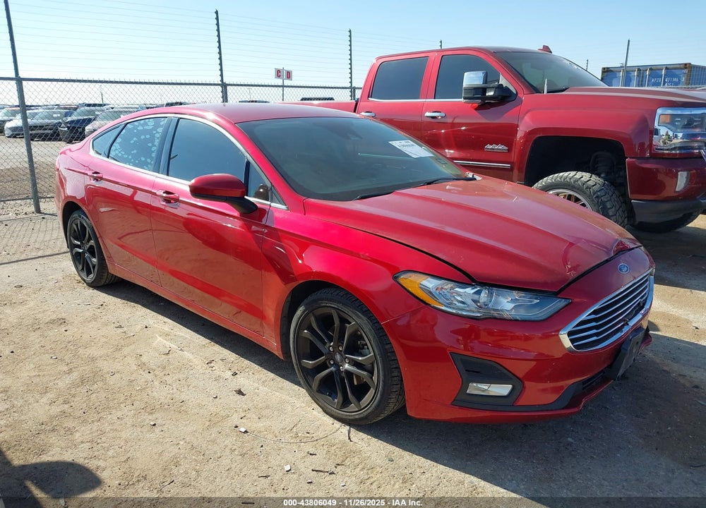 2020 FORD FUSION SE VIN: 3FA6P0HD8LR168542
