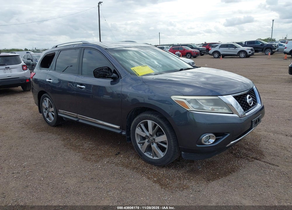 2014 NISSAN PATHFINDER PLATINUM VIN: 5N1AR2MN3EC616174