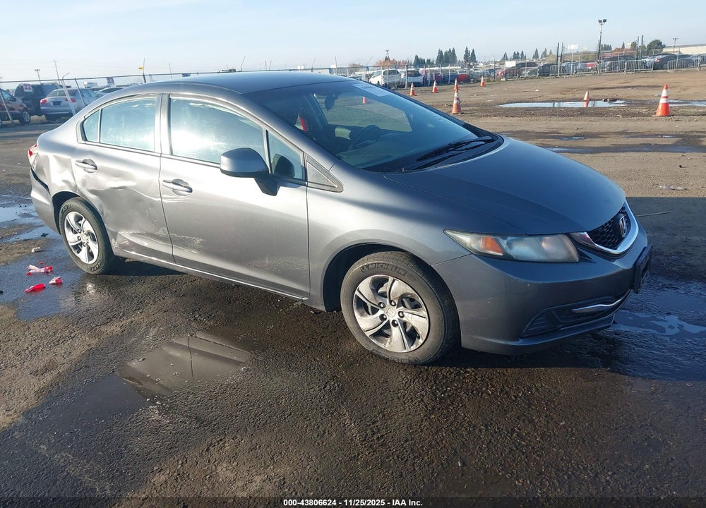 2013 HONDA CIVIC LX VIN: 19XFB2F58DE200463