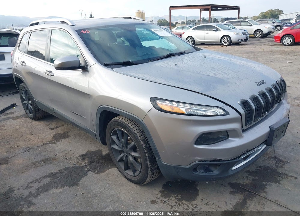 2016 JEEP CHEROKEE LIMITED VIN: 1C4PJLDB1GW272816