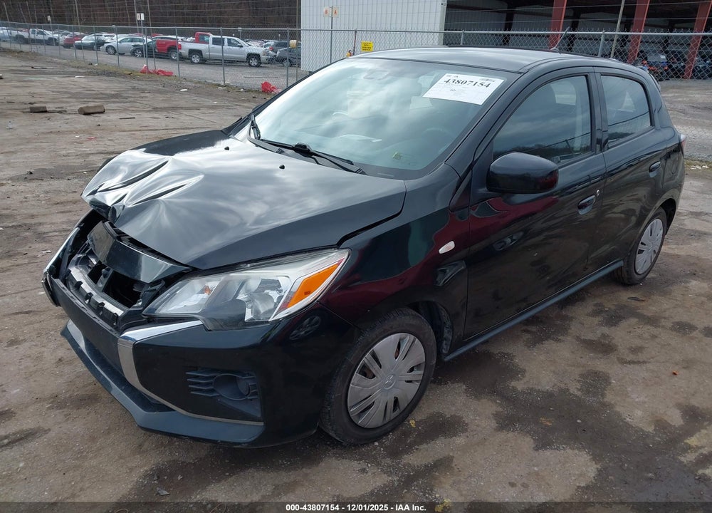 2021 MITSUBISHI MIRAGE CARBONITE EDITION/ES/LE VIN: ML32AUHJ6MH010410