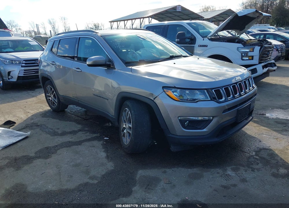 2020 JEEP COMPASS SUN AND WHEEL FWD VIN: 3C4NJCBB3LT154681