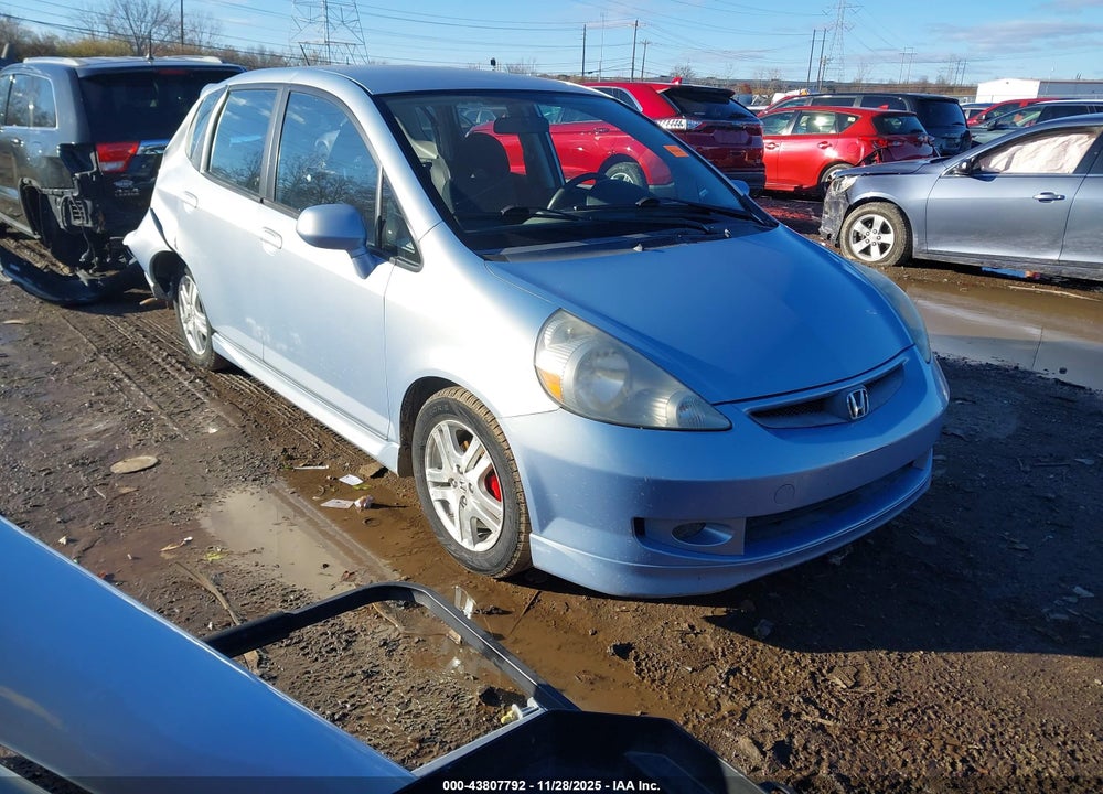2008 HONDA FIT SPORT VIN: JHMGD37688S037181