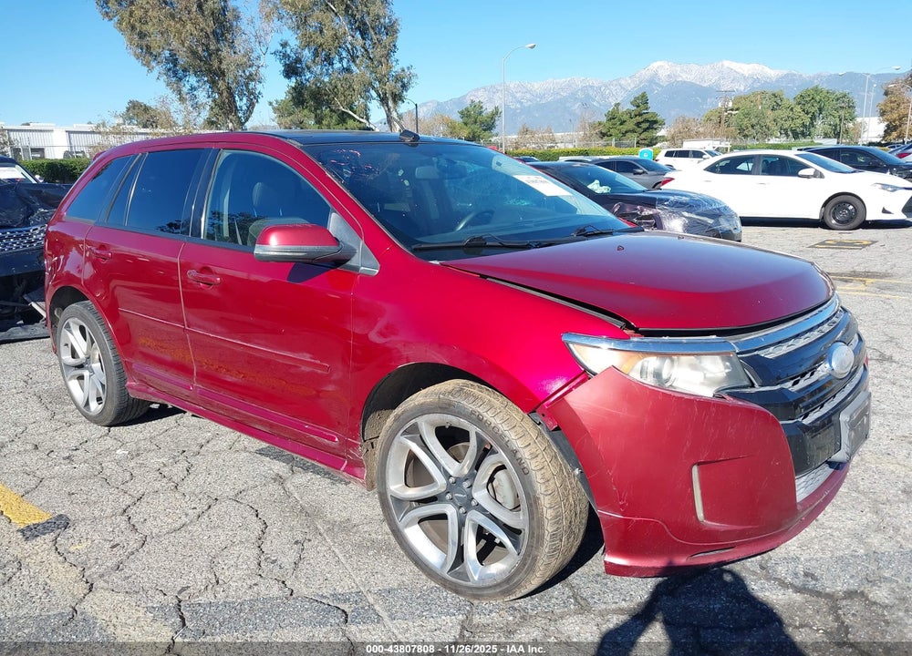 2013 FORD EDGE SPORT VIN: 2FMDK3AK4DBA95627