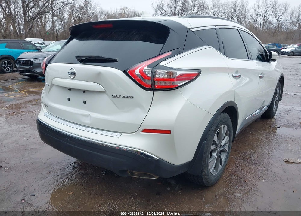 2018 NISSAN MURANO SV VIN: 5N1AZ2MHXJN176768