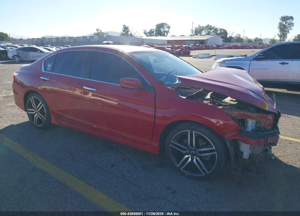 2017 HONDA ACCORD SPORT VIN: 1HGCR2F56HA105229