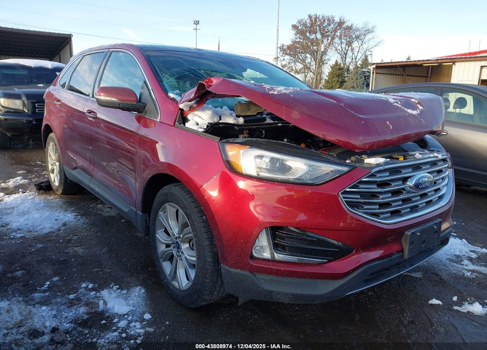 2019 FORD EDGE TITANIUM VIN: 2FMPK3K91KBB31795