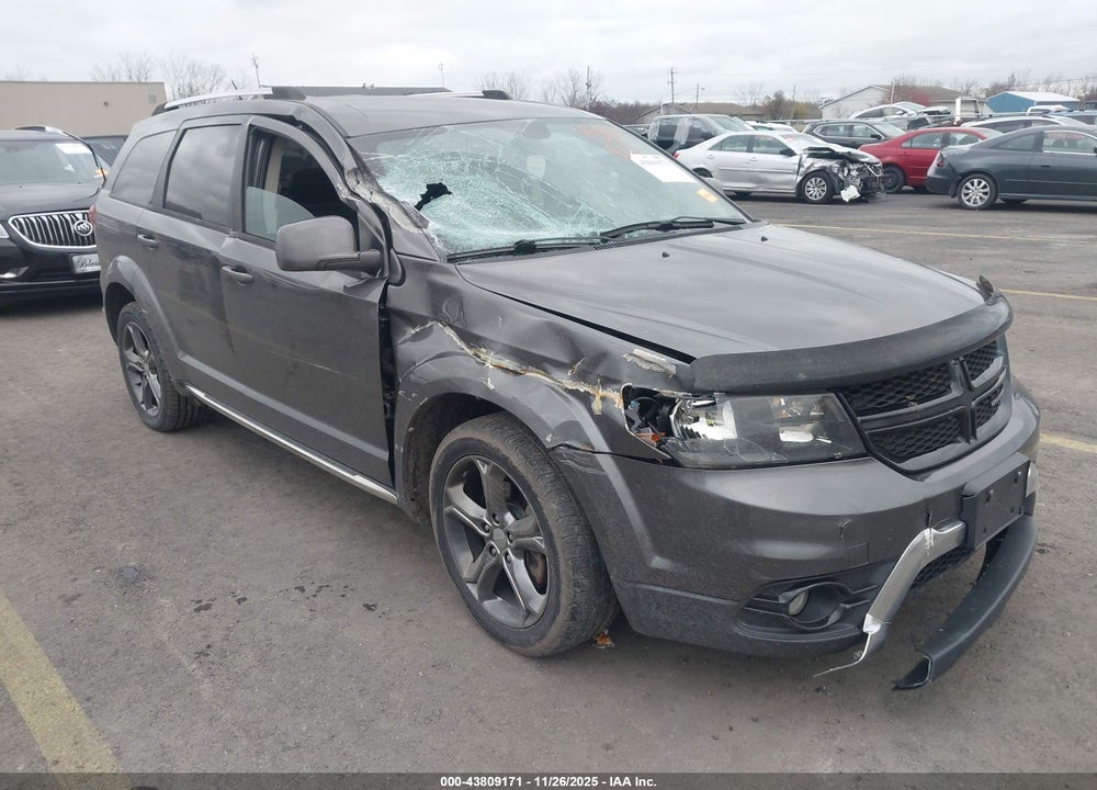 2015 DODGE JOURNEY CROSSROAD VIN: 3C4PDCGGXFT614878