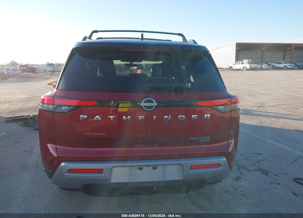 2023 NISSAN PATHFINDER PLATINUM 4WD VIN: 5N1DR3DJ3PC272204
