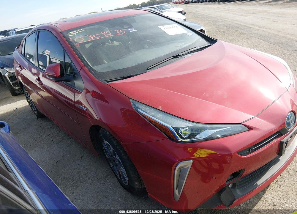 2022 TOYOTA PRIUS LIMITED VIN: JTDKAMFU1N3186838