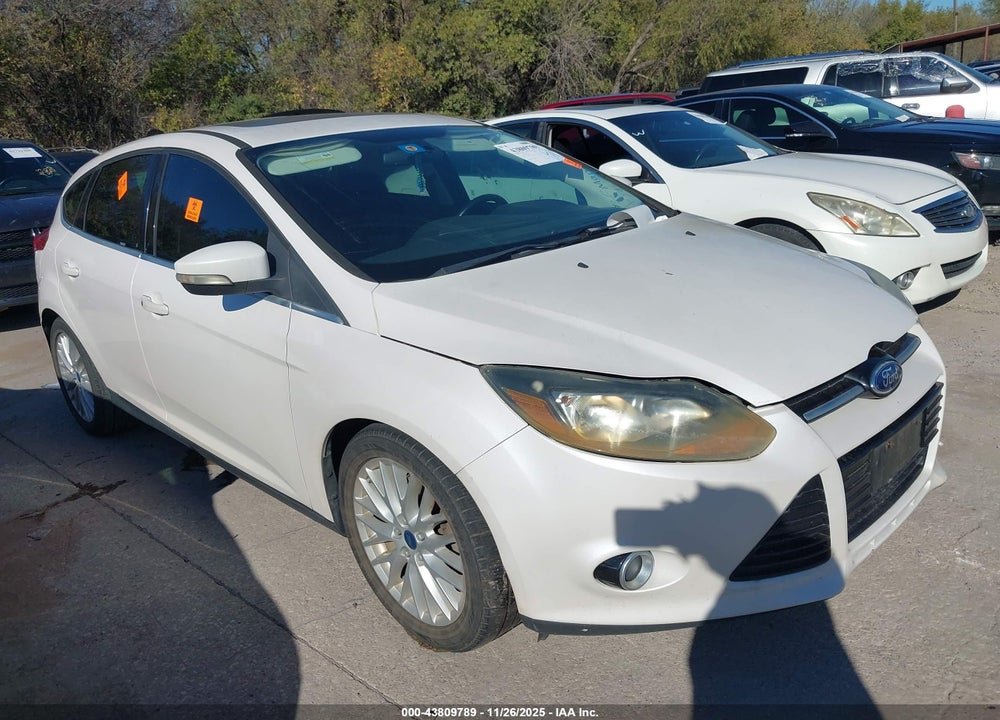 2013 FORD FOCUS TITANIUM VIN: 1FADP3N27DL108697