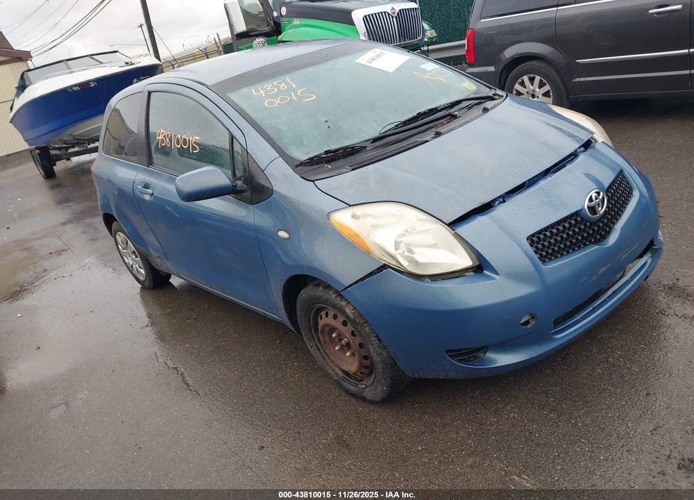2008 TOYOTA YARIS VIN: JTDJT923085186127