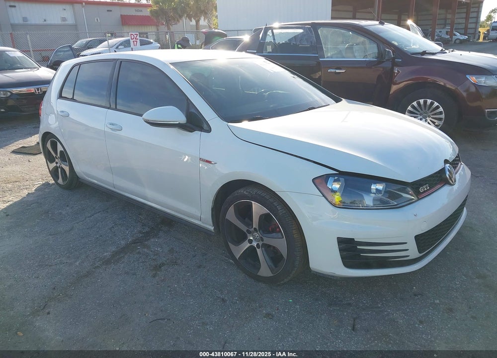 2017 VOLKSWAGEN GOLF GTI AUTOBAHN 4-DOOR/S 4-DOOR/SE 4-DOOR/SPORT VIN: 3VW4T7AU9HM027450
