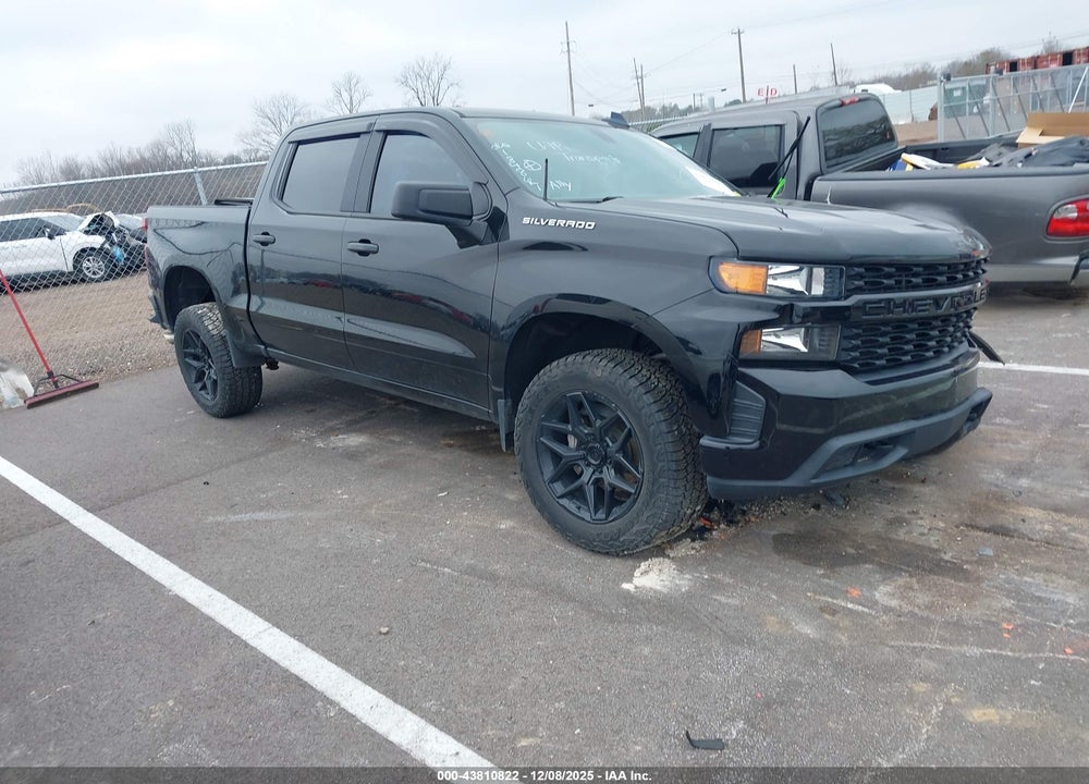 2021 CHEVROLET SILVERADO 1500 2WD  SHORT BED CUSTOM VIN: 3GCPWBEH4MG184867