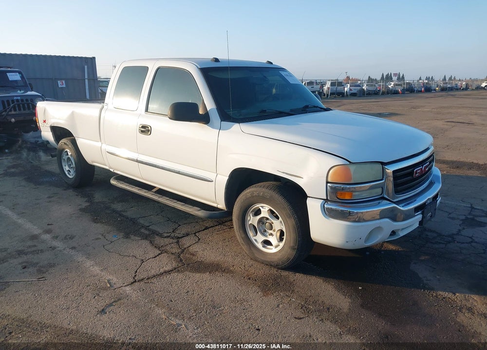 2004 GMC SIERRA 1500 SLE VIN: 1GTEK19T34E122993