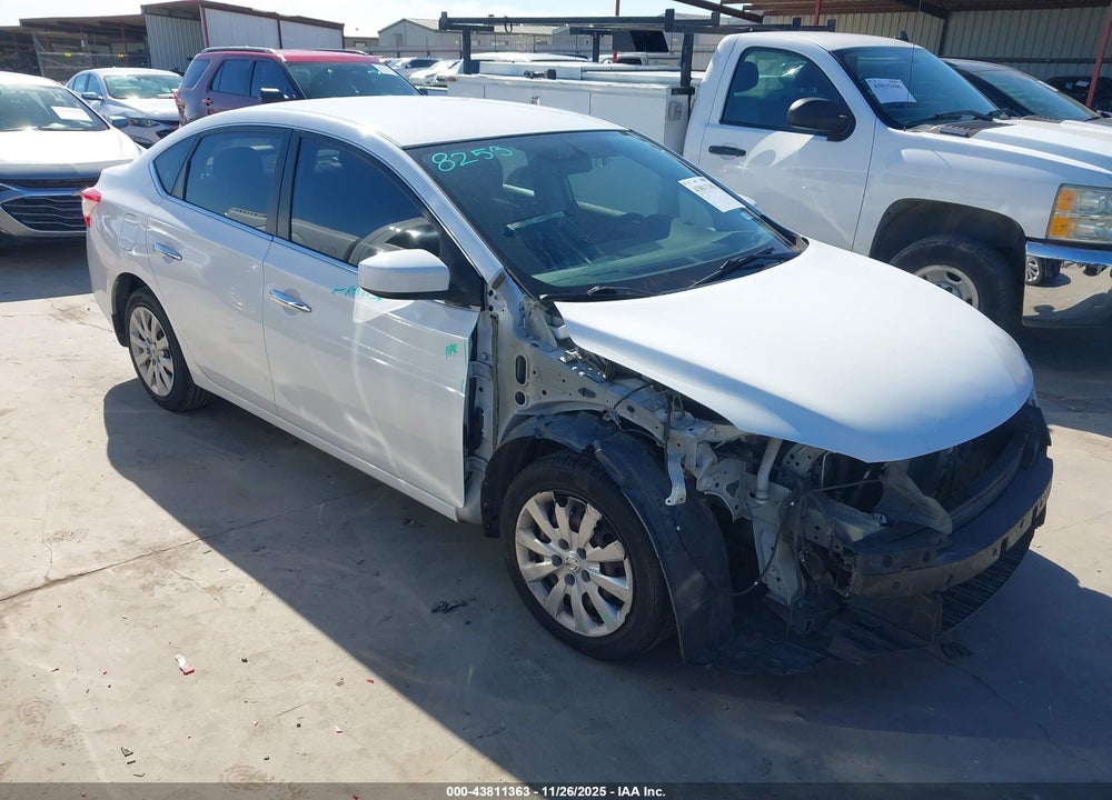 2015 NISSAN SENTRA S VIN: 3N1AB7AP1FY252523