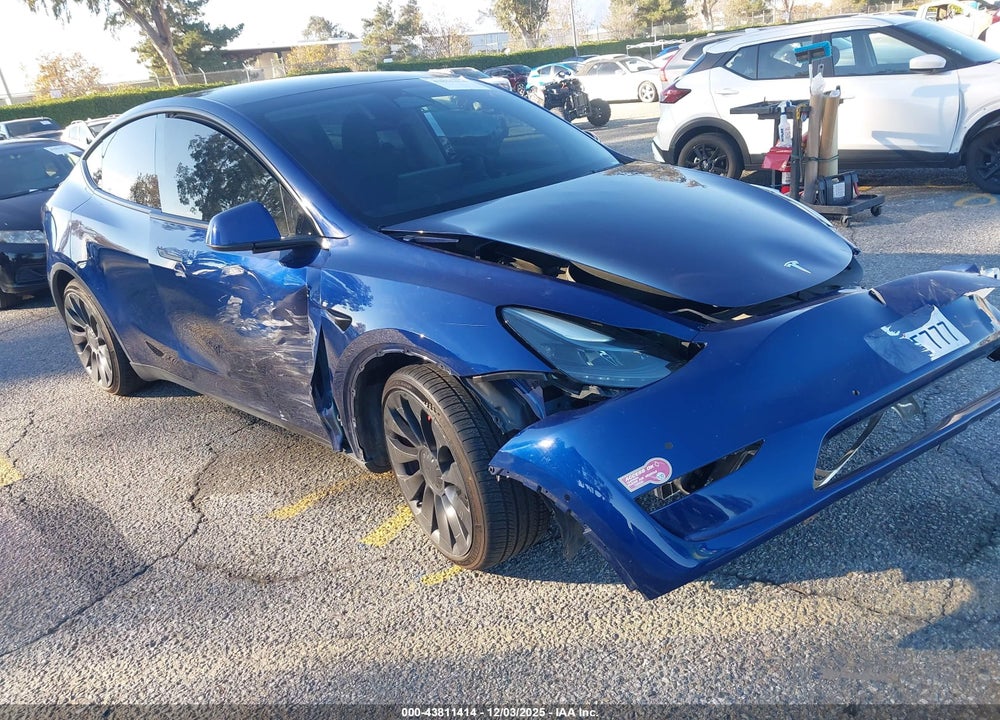 2022 TESLA MODEL Y PERFORMANCE DUAL MOTOR ALL-WHEEL DRIVE VIN: 7SAYGDEF9NF521524