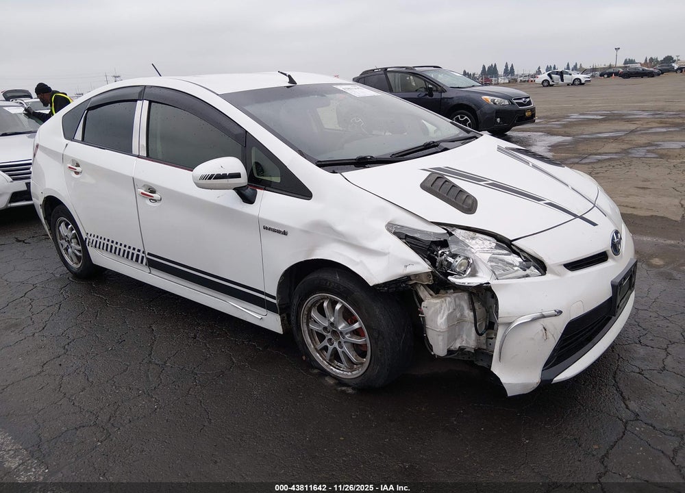 2013 TOYOTA PRIUS THREE VIN: JTDKN3DU1D0344273
