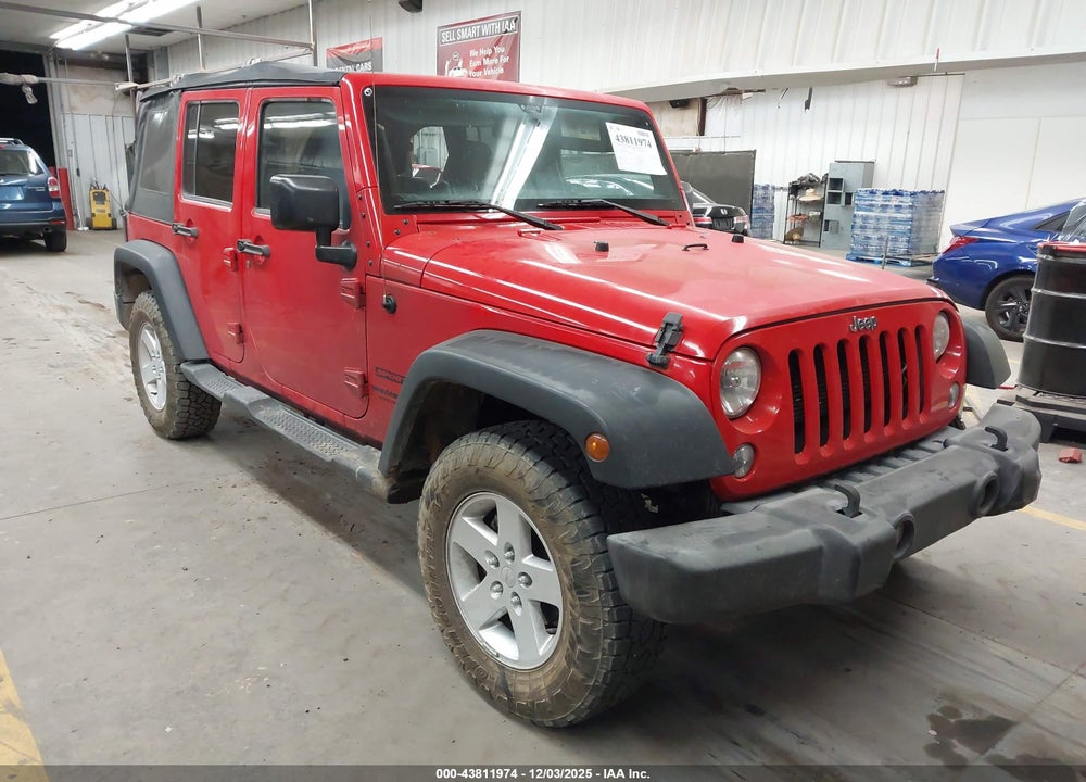 2017 JEEP WRANGLER UNLIMITED SPORT 4X4 VIN: 1C4HJWDG4HL576646