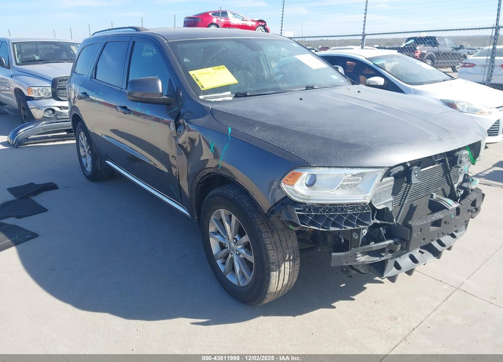 2017 DODGE DURANGO SXT RWD VIN: 1C4RDHAG9HC950633