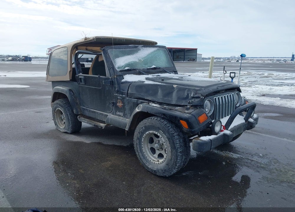 1998 JEEP WRANGLER SAHARA VIN: 1J4FY49S4WP802348