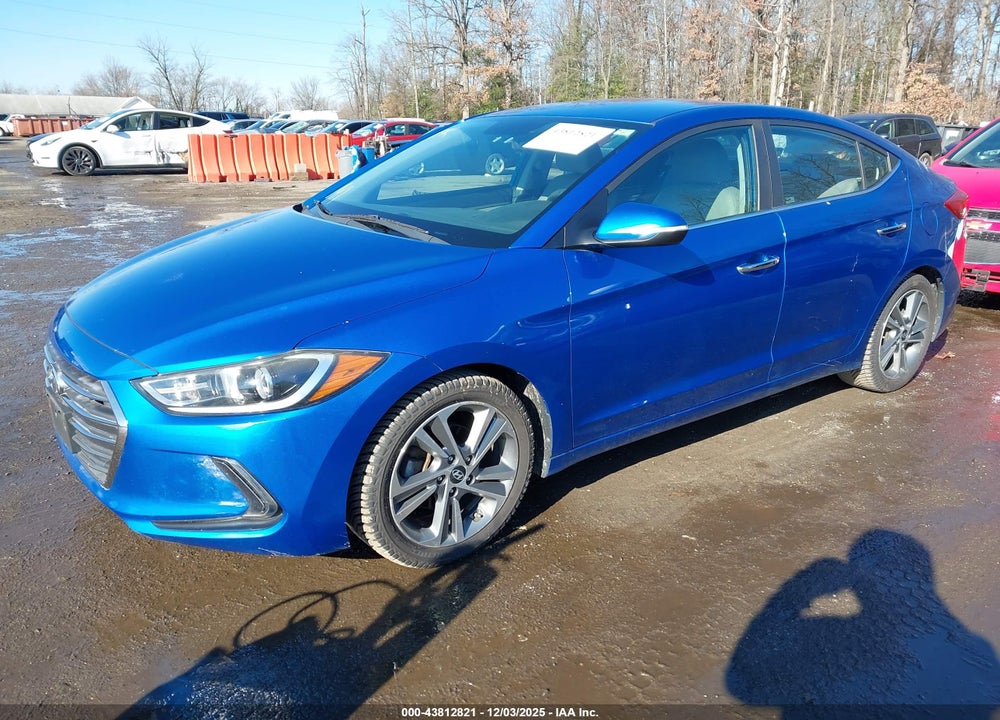 2017 HYUNDAI ELANTRA LIMITED VIN: KMHD84LF6HU162832
