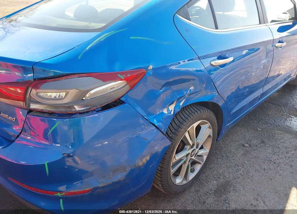2017 HYUNDAI ELANTRA LIMITED VIN: KMHD84LF6HU162832