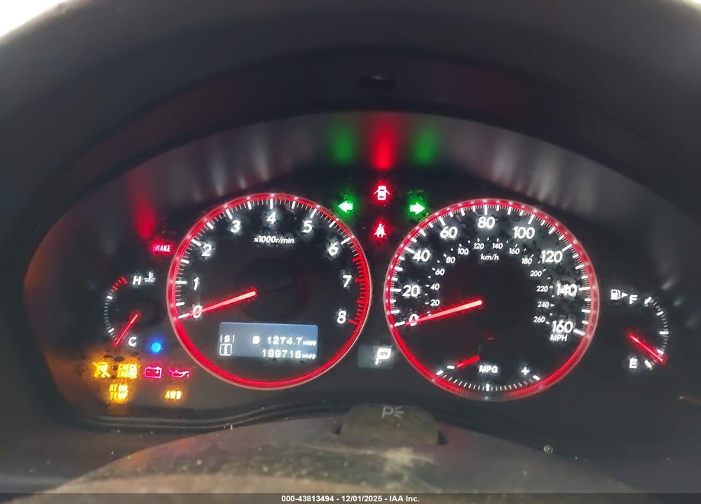 2008 SUBARU LEGACY 2.5GT LIMITED VIN: 4S3BL676084223074
