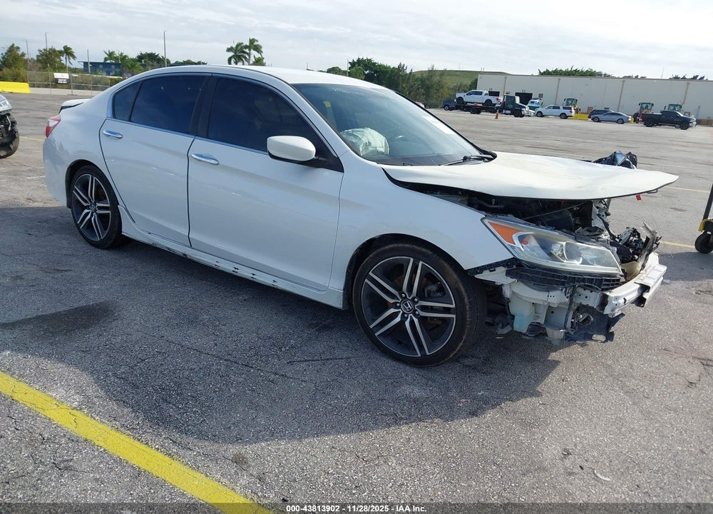 2016 HONDA ACCORD SPORT VIN: 1HGCR2F57GA052037